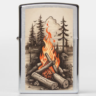 Zippo Pocket Lighter pensed Chrome