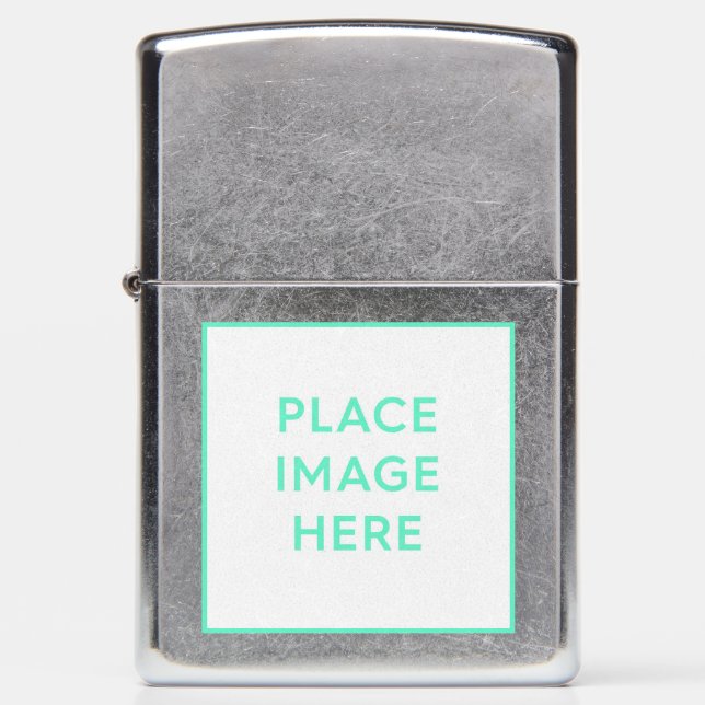 Zippo Street Chrome Pocket Lighter (Voorkant)