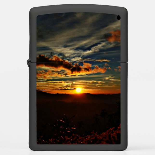 Zippo Sunset Matte Pocket Lighter (Voorkant)