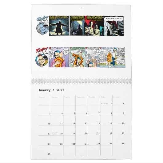 ZIPPY CALENDAR 2012 KALENDER (Jan 2027)