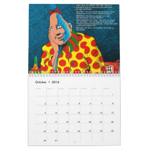 ZIPPY CALENDAR 2016 KALENDER