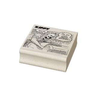 Zippy is zijn eigen demografie! rubberstempel