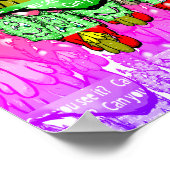 Zippy Trippy Alien Dazs Green-Tooth x5 Poster (Hoek)