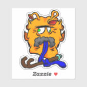 Zippy Trippy Alien Dazs Old Sticker (Vel)