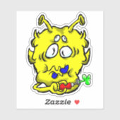 Zippy Trippy Alien Dazs Toot Sticker (Vel)