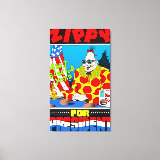 Zippy voor Presidenten canvas Afdruk (Voorkant)