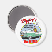 Zippy's Metro Magnet Magneet (Voorkant / Achterkant)