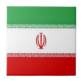 zIR001 Iraanse VLAG Iran, Tegeltje (Voorkant)