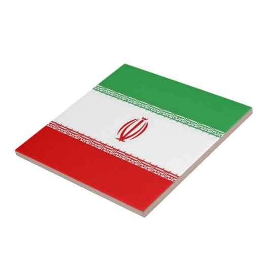 zIR001 Iraanse VLAG Iran, Tegeltje (Zijkant)