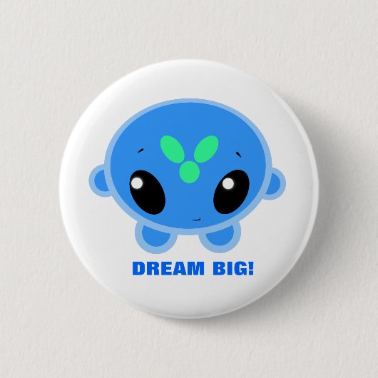 Ziro - DREAM BIG! Knoop Ronde Button 5,7 Cm (Voorkant)