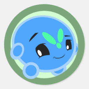 Ziro Stickers. Ronde Sticker