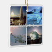 zIS002 IJSLAND, Keramisch Ornament (Rechts)