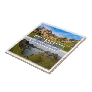 zIS003 LANDMANNALAUGAR, IJsland, Tegeltje