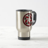 Zisa Hex Connexion sur une tasse de voyage (Devant droit)