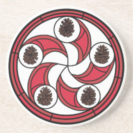 Zisa hex teken op een onderzetter