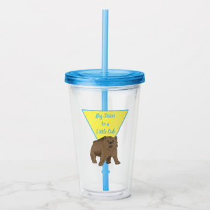 Zisters Big Sister Grizzly Baby Beer Acryl Drinkbeker