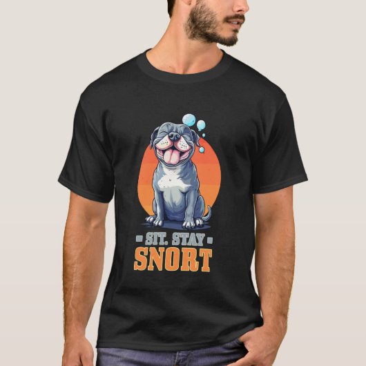 ZIT BLIJF SNORKELEN T-SHIRT (Voorkant)