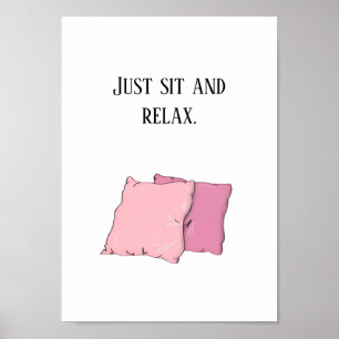 Zit en relax poster