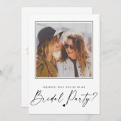 Zit je in mijn bruidsfeest fotokaart? (Voorkant / Achterkant)