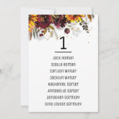 Zitkaartje voor mousserende zon en wijn aankondiging (Voorkant)