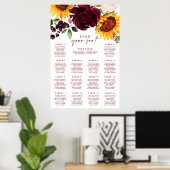Zitkast van het gevlochten Roos Foam B Poster (Thuiskantoor)
