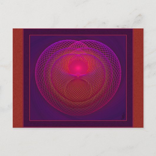 Zitplaats van de soep briefkaart (Voorkant)