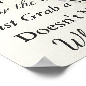 Zitplaats voor Poster voor bruiloft, thema (Hoek)