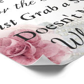 Zitplaats voor Poster voor bruiloft, thema (Hoek)