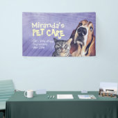 Zitplaats voor zeer peri-kat- en hondenzorg spandoek (Beurs)