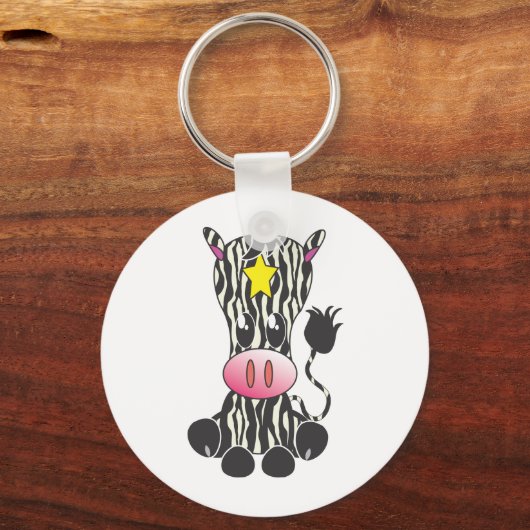 Zitplaats Zebra Sleutelhanger (Voorkant)