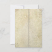 Zitplaatsen Elegant Rustic Vineyard Winery Kaart (Achterkant)