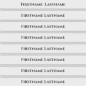 Zitplaatskaart Namen toevoegen Sticker (Voorkant)