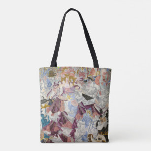 Zitpper Bag Premium Quality Motif Modern Draagtas