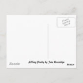 Zitten  briefkaart (Achterkant)