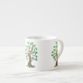 Zitten in de boom espresso kop (Voorkant rechts)