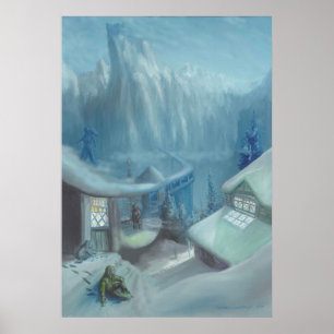 Zitten in de sneeuw - Poster