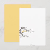 Zitten in een Plaatskaart van de Boom Foldable (Voorkant / Achterkant)