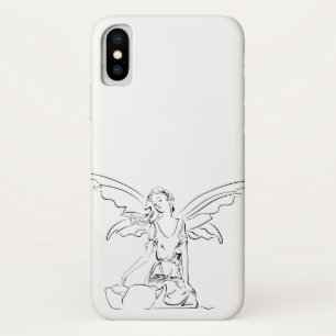 Zitten in het gezicht met de vleugels... iPhone x hoesje