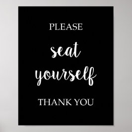 Zitten jullie zelf poster