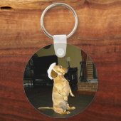 Zitten  of Tv-dachshund bekijken Sleutelhanger (Voorkant)
