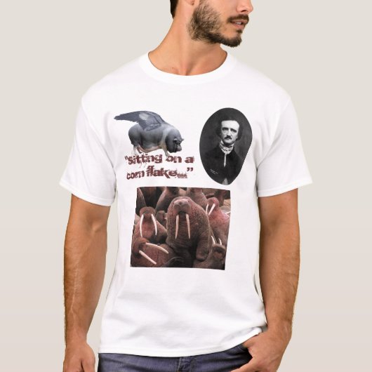 Zitten op een maïsvlok t-shirt (Voorkant)