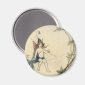 Zitten op een spinnerdraad magneet (Voorkant / Achterkant)