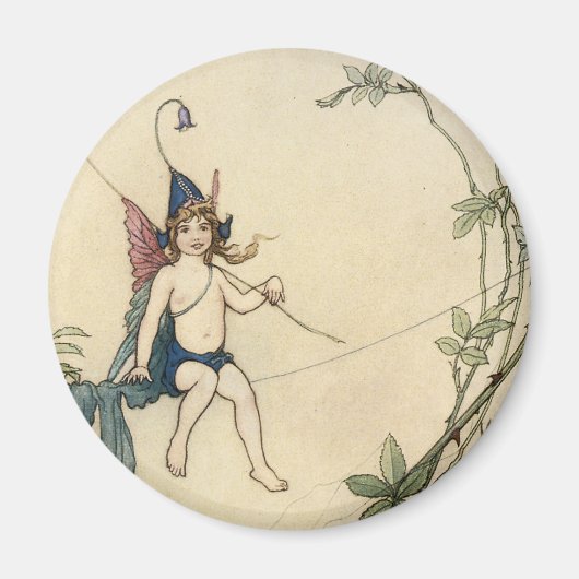 Zitten op een spinnerdraad magneet (Voorkant)