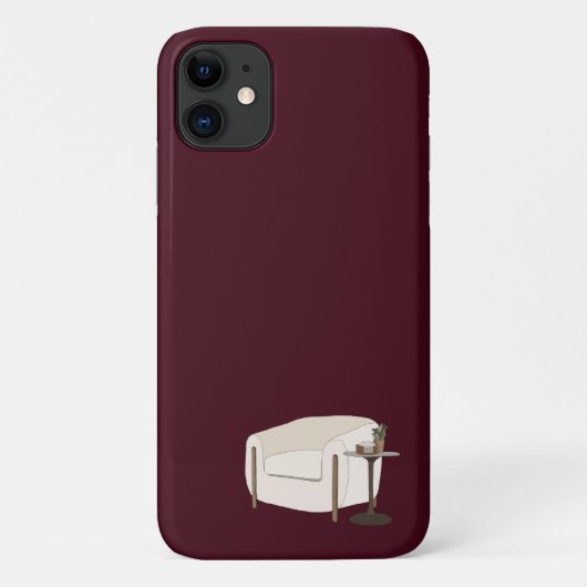 Zitten voor Awhile iPhone Case (Achterkant)