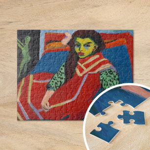 zittend meisje Ernst Ludwig Kirchner Legpuzzel