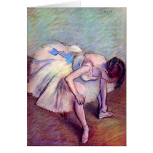 Zittende danseres van Edgar Degas, vintage balletk