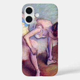 Zittende danseres van Edgar Degas, Vintage balletk iPhone 16 Hoesje