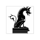Zittende Dragon Art Stempel (Afrduk)