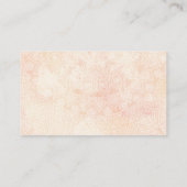 Zittende meditatie-stamdesign visitekaartje (Achterkant)