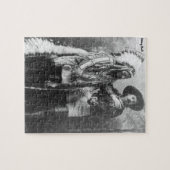 Zittende Stier Legpuzzel (Horizontaal)